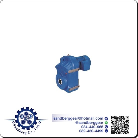 เกียร์แบบเฟืองเฉียง Helical Shaft Mouted  เกียร์แบบเฟืองเฉียง 